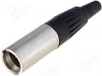 Канон микрофон MXLR-3W Щепсел XLR mini мъжки PIN 3 на проводник запояване прав